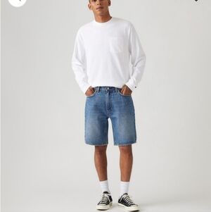 Levi's 454 Relaxed Men's Blue Jean Low rise Shorts * NEW WITH TAGS